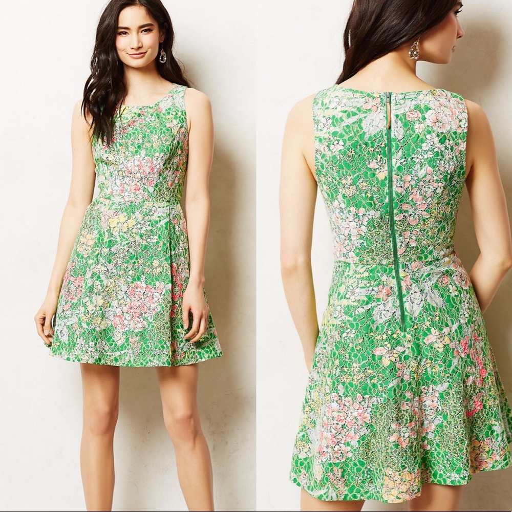 🆕 Anthropologie Maeve Laced Verbena Dress